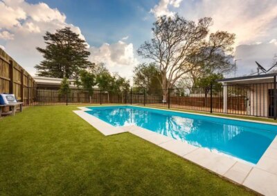 Custom concrete pool